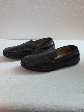 Nunn Bush Dualcomfort Leather Memory Foam Driver Loafers Brown Mens 12 In Guc